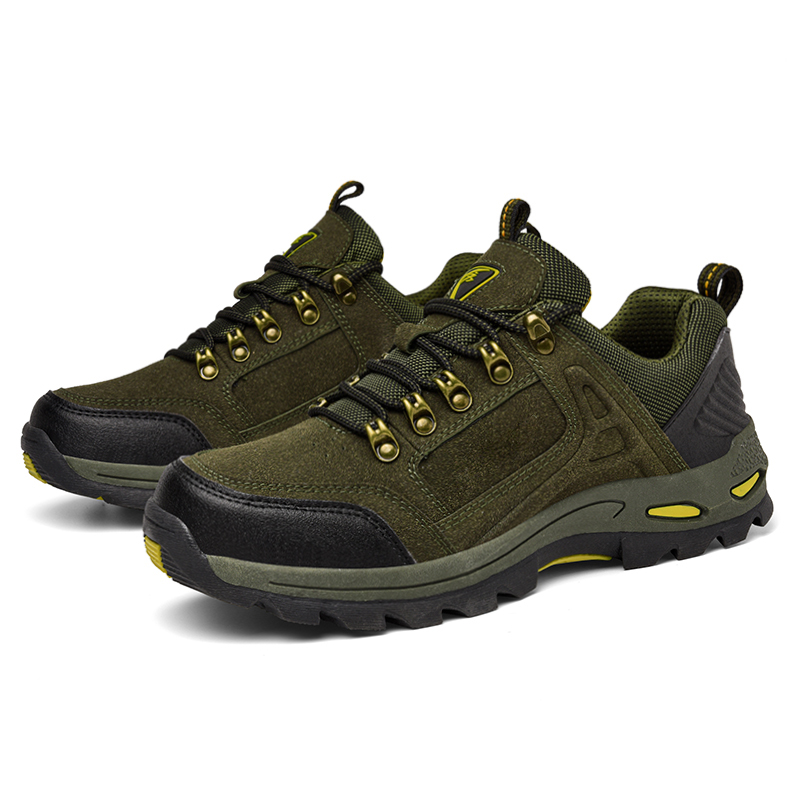 Men's Non-Slip Hiking & Work Shoes, Wide Fit, Arch Support, Cushioned