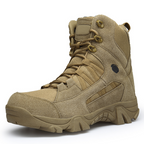 Men's Military Boots Ankle Support Hiking Boots Waterproof Non-Slip Anti-Puncture Work Boots