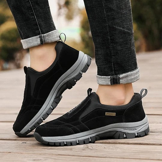 Men's Comfortable Waterproof Walking Shoes Non-Slip Hiking Shoes
