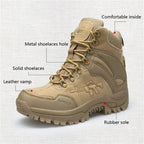 Men's Orthopedic Support Waterproof Combat Boots Lightweight Anti-Puncture Work Boots