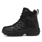 Men Ankle Support Waterproof Non-Slip Hiking Boots Anti-Puncture Anti-Sprain Work Boots