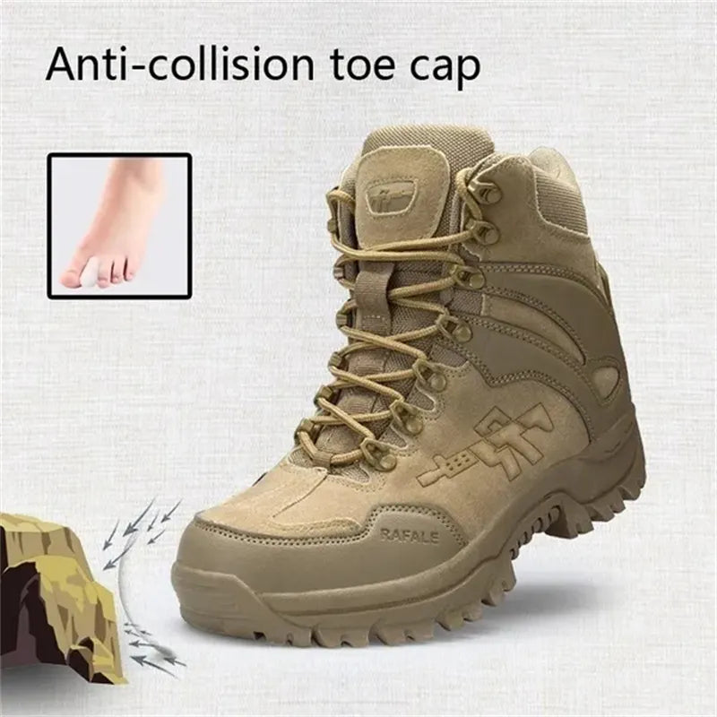 Men's Orthopedic Support Waterproof Combat Boots Lightweight Anti-Puncture Work Boots