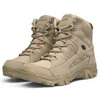 Men's Military Boots Ankle Support Hiking Boots Waterproof Non-Slip Anti-Puncture Work Boots