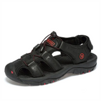 Men's Genuine Leather Sandals Lightweight Non-slip Hiking Sandals - Ergonomically Designed