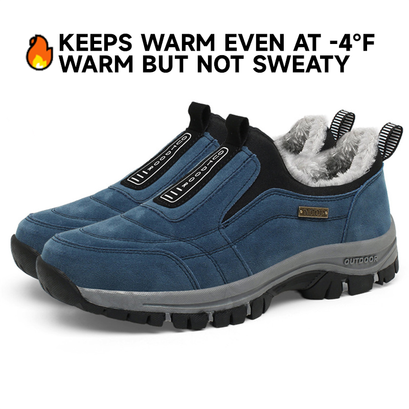 Men's Comfortable Waterproof Walking Shoes Non-Slip Hiking Shoes