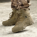 Men's Military Boots Ankle Support Hiking Boots Waterproof Non-Slip Anti-Puncture Work Boots