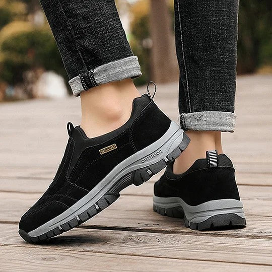 Men's Comfortable Waterproof Walking Shoes Non-Slip Hiking Shoes