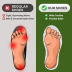 Men's Comfortable Waterproof Walking Shoes Non-Slip Hiking Shoes