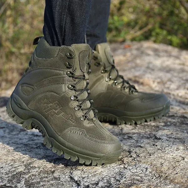 Men's Orthopedic Support Waterproof Combat Boots Lightweight Anti-Puncture Work Boots