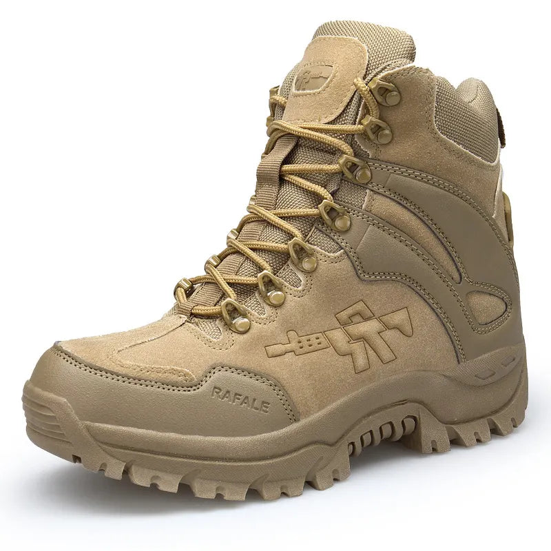 Men's Orthopedic Support Waterproof Combat Boots Lightweight Anti-Puncture Work Boots