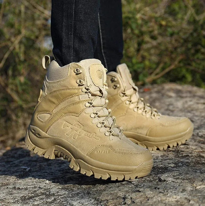 Men's Orthopedic Support Waterproof Combat Boots Lightweight Anti-Puncture Work Boots