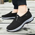 Men's Arch Support Loafers Waterproof Breathable Lightweight Non-Slip Walking Shoes
