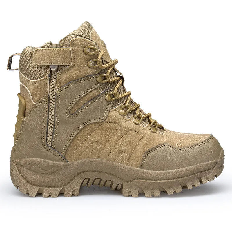 Men's Orthopedic Support Waterproof Combat Boots Lightweight Anti-Puncture Work Boots