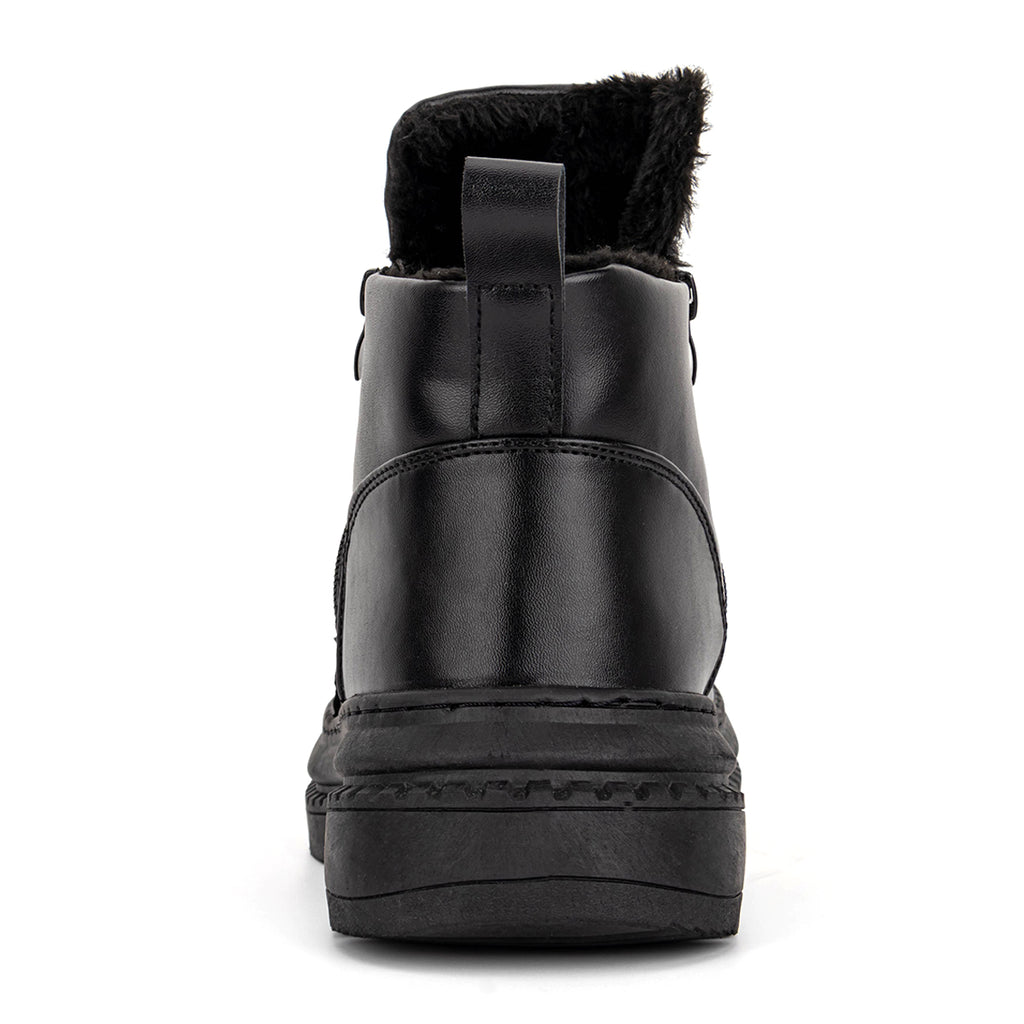 Men's Comfortable Leather Motorcycle Boots Work Boots Waterproof Anti-Slip Anti-Sprain