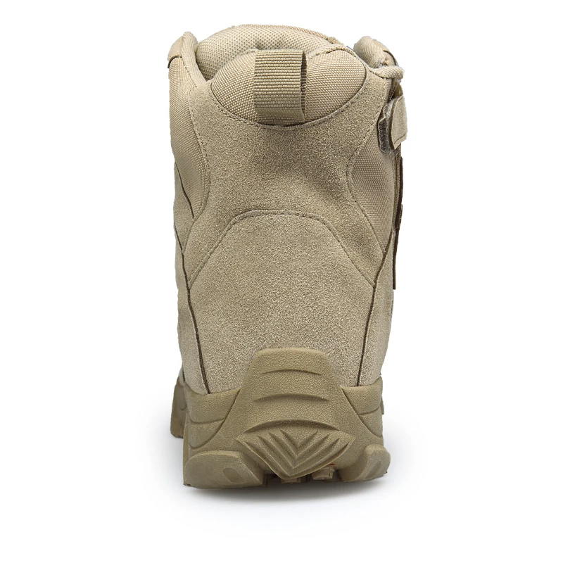 Men's Military Boots Ankle Support Hiking Boots Waterproof Non-Slip Anti-Puncture Work Boots
