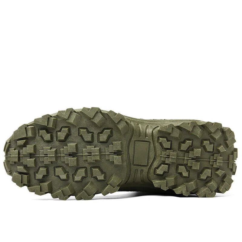 Men's Combat Boots Orthopedic Support Hiking Boots Waterproof Anti-Puncture Work Boots