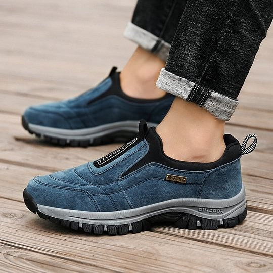 Men's Comfortable Waterproof Walking Shoes Non-Slip Hiking Shoes