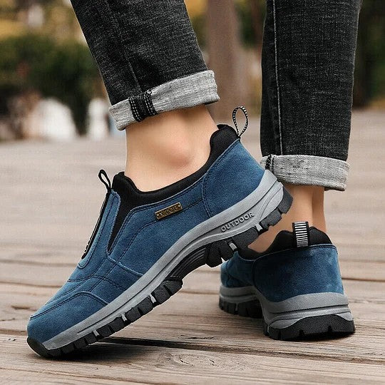Men's Comfortable Waterproof Walking Shoes Non-Slip Hiking Shoes