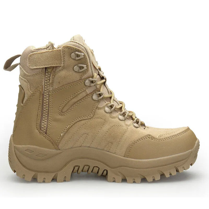 Men's Orthopedic Support Waterproof Combat Boots Lightweight Anti-Puncture Work Boots